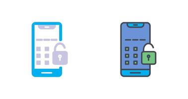Unlock Icon Design vector
