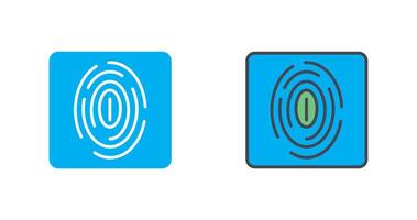 Fingerprint Icon Design vector