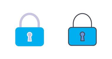 Lock Icon Design vector