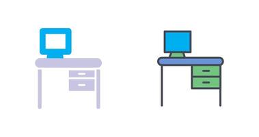 Desk Icon Design vector