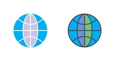 Globe Icon Design vector