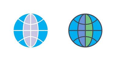 Globe Icon Design vector