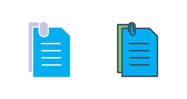 adjunto documentos icono diseño vector