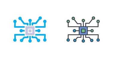 Circuit Icon Design vector