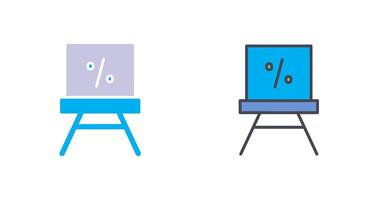 Percentage Icon Design vector