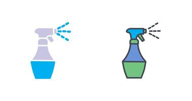 Water Spray Bottle Icon Design vector