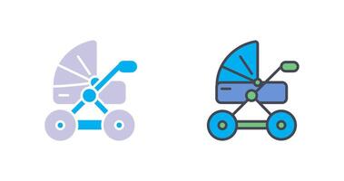 Stroller Icon Design vector