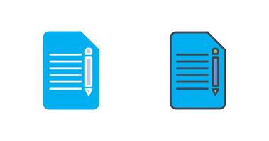 Edit Document Icon Design vector