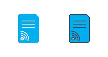 Wireless Icon Design vector