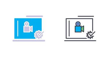 Quality Screen Icon Design vector