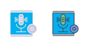 Recording Icon Design vector