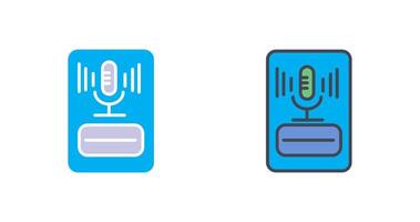 Microphone Icon Design vector