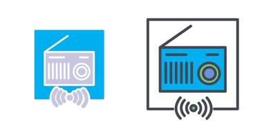 Radio Icon Design vector