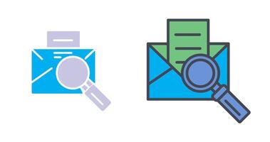 Magnifier Male Icon Design vector