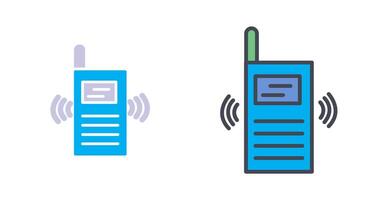 walkie película sonora icono diseño vector