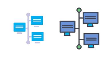 Network Icon Design vector