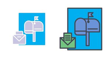 Mailbox Icon Design vector