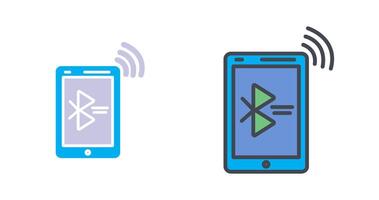 diseño de icono de bluetooth vector