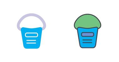 Bucket Icon Design vector