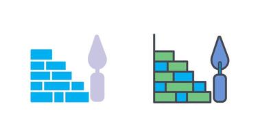 Bricks Icon Design vector