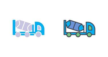 Cement Truck Icon Design vector