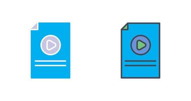 Audio File Icon Design vector