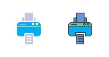 Printer Icon Design vector