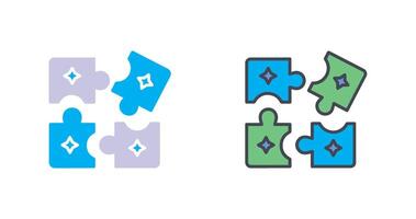 Puzzle Icon Design vector