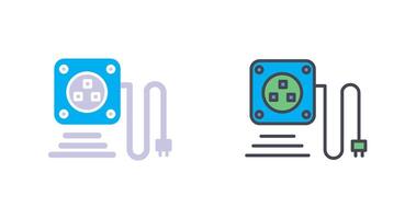 Socket Icon Design vector