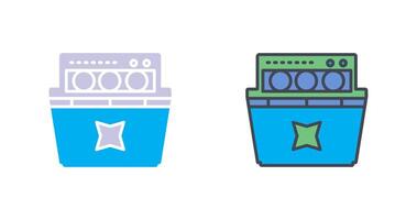 Dishwasher Icon Design vector