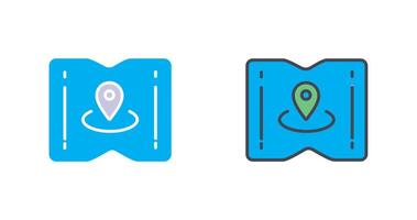 Map and Location Icon Design vector