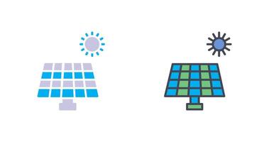 Solar Panel Icon Design vector