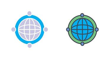 Worldwide Web Icon Design vector