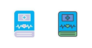 Medical Book Icon Design vector