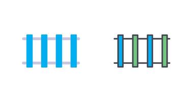 rieles icono diseño vector