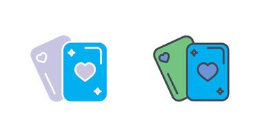 Playing Card Icon Design vector