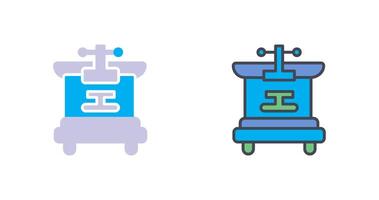 Machine Press Icon Design vector