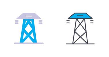 Power Line Icon Design vector