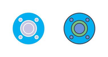 Flange Icon Design vector