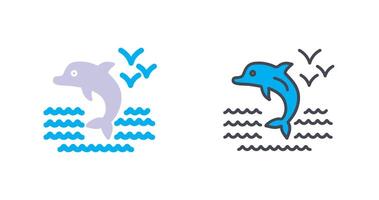 Dolphin Icon Design vector