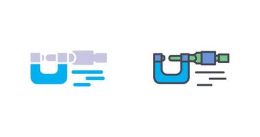 Micrometer Icon Design vector