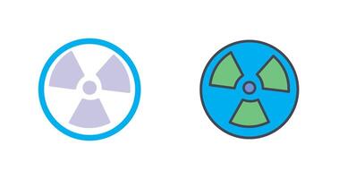 diseño de icono nuclear vector