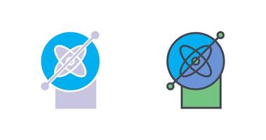Gyroscope Icon Design vector