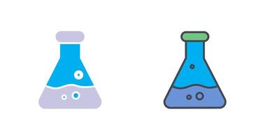 Flask Icon Design vector