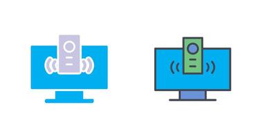 Remote Icon Design vector