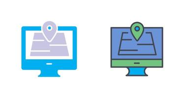 Map Icon Design vector