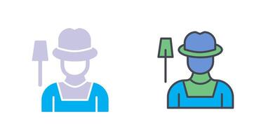 Farmer Icon Design vector