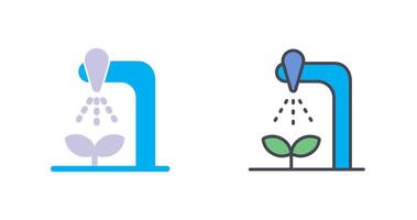 Irrigation System Icon Design vector