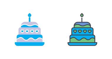 Cake Icon Design vector