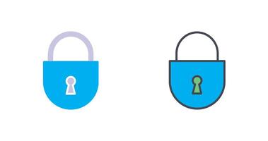 Padlock Icon Design vector